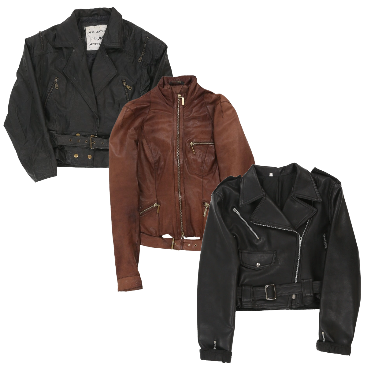 Biker Jackets (£15 / KG) Vintage Wholesale