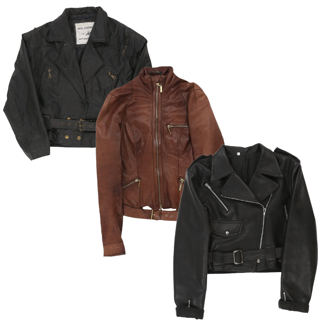 Biker Jackets (£15 / KG) - Vintage Wholesale