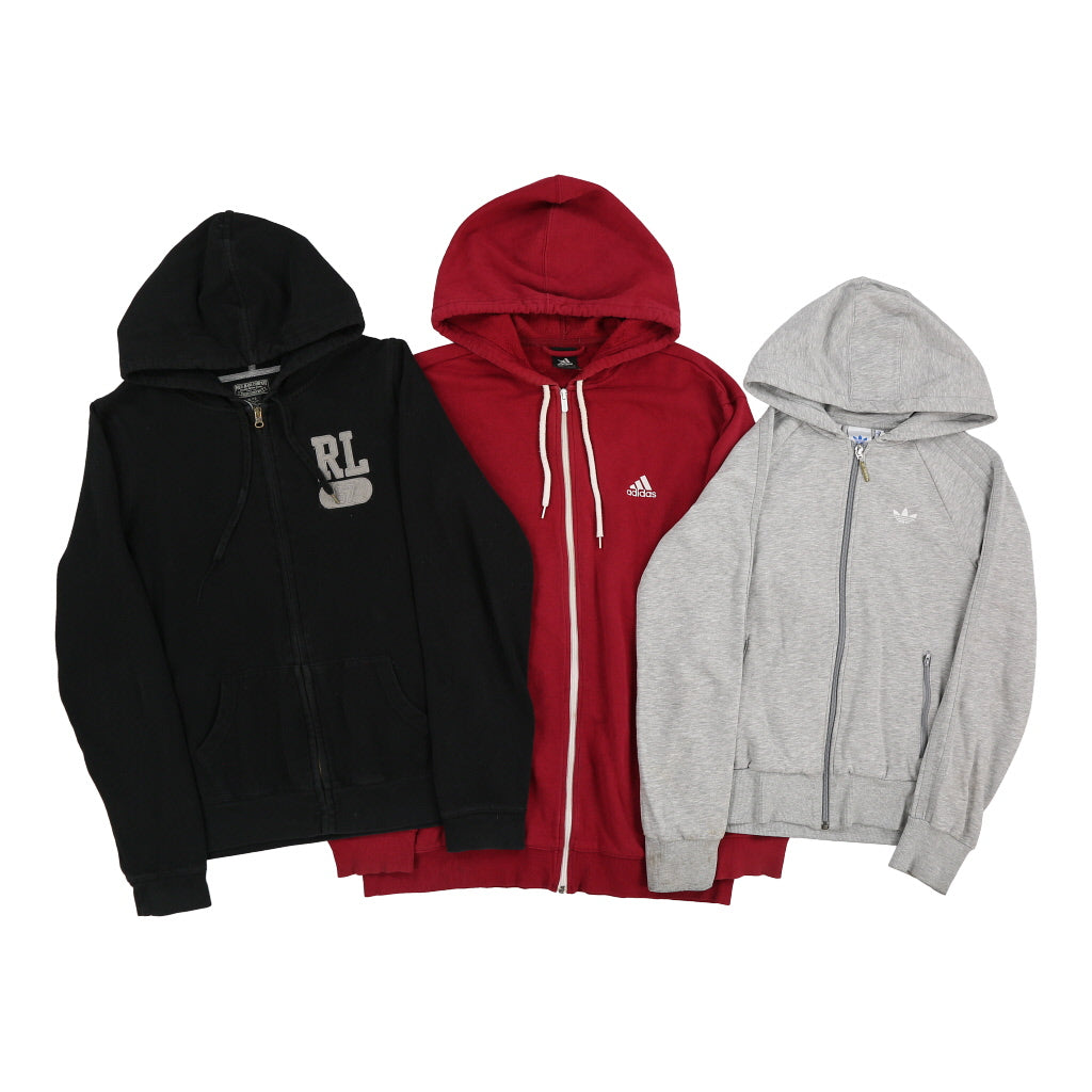 Branded Zip Up Hoodies (£15 / KG) - Vintage Wholesale