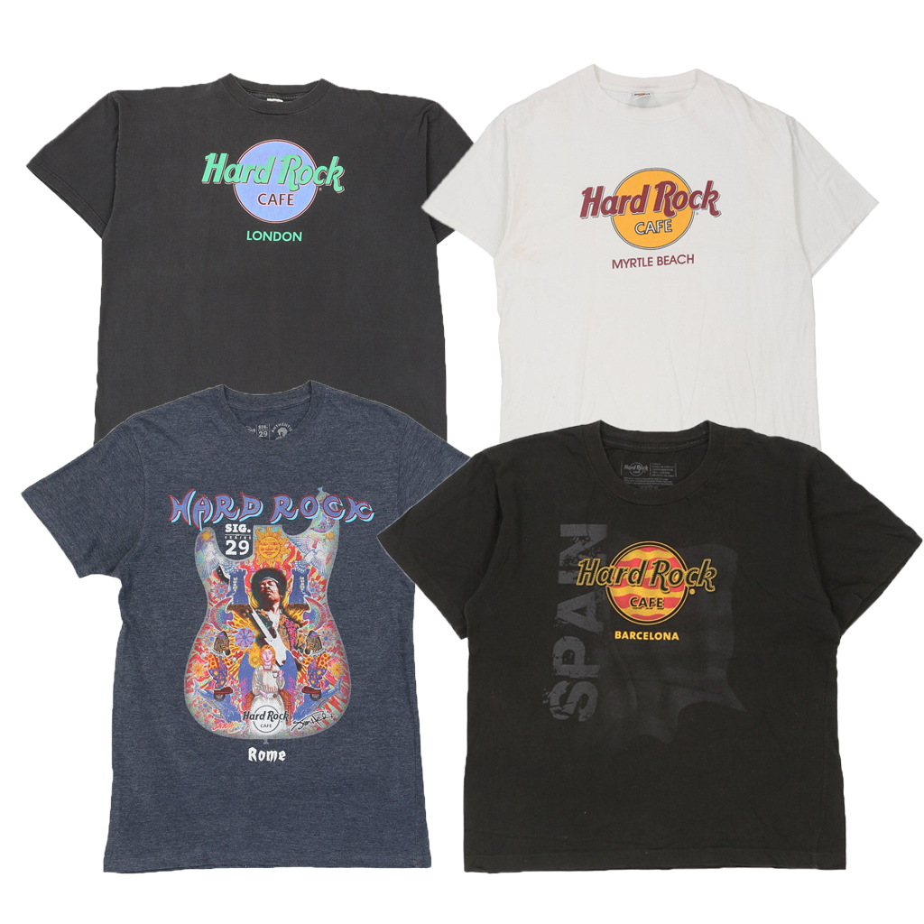 Hard Rock T-Shirts (£15 / KG) - Vintage Wholesale