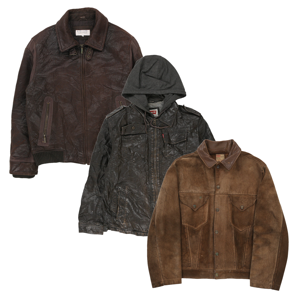 Branded Leather Jackets (£25 / Piece) - Per Piece