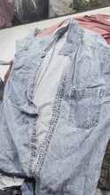 Load and play video in Gallery viewer, LLW Denim Shirts (£12.50 / KG) - Vintage Wholesale
