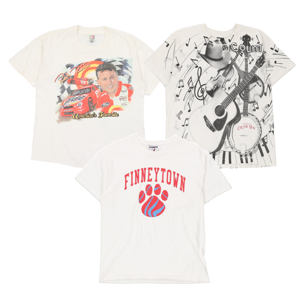 Single Stitch T-Shirts (White) (£5 / Piece) - Per Piece
